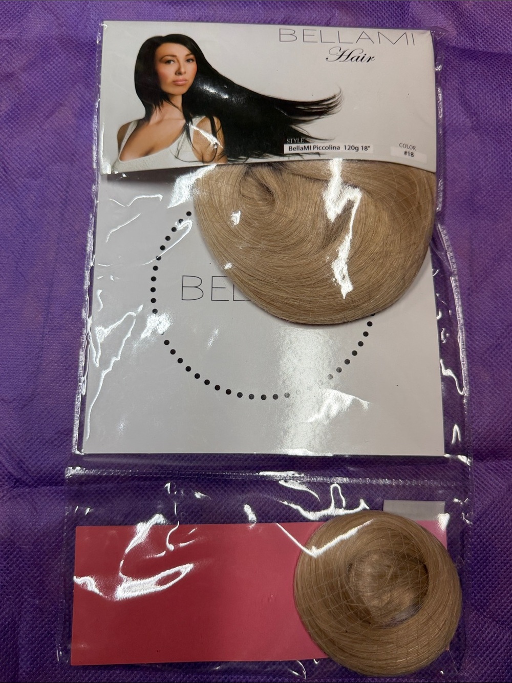 BELLAMI Dirty Blonde 18 inch lace clipins